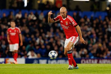 Fredrik Aursnes seen during Champions League league phase game between Chelsea FC and  SL Benfica (Maciej Rogowski/ Ball Raw Images)
