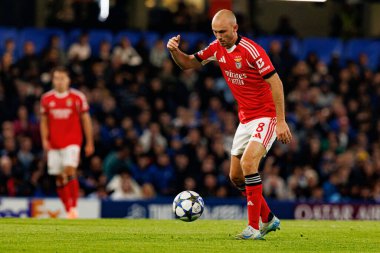 Fredrik Aursnes seen during Champions League league phase game between Chelsea FC and  SL Benfica (Maciej Rogowski/ Ball Raw Images)