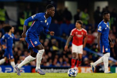 Trevoh Chalobah seen during Champions League league phase game between Chelsea FC and  SL Benfica (Maciej Rogowski/ Ball Raw Images)