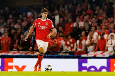 Antonio Silva seen during Champions League league phase game between Chelsea FC and  SL Benfica (Maciej Rogowski/ Ball Raw Images)