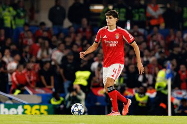 Antonio Silva seen during Champions League league phase game between Chelsea FC and  SL Benfica (Maciej Rogowski/ Ball Raw Images)