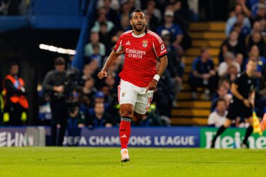 Vangelis Pavlidis seen during Champions League league phase game between Chelsea FC and  SL Benfica (Maciej Rogowski/ Ball Raw Images)