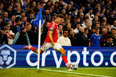 Georgiy Sudakov seen during Champions League league phase game between Chelsea FC and  SL Benfica (Maciej Rogowski/ Ball Raw Images)