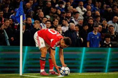 Georgiy Sudakov seen during Champions League league phase game between Chelsea FC and  SL Benfica (Maciej Rogowski/ Ball Raw Images)