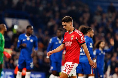 Georgiy Sudakov seen during Champions League league phase game between Chelsea FC and  SL Benfica (Maciej Rogowski/ Ball Raw Images)