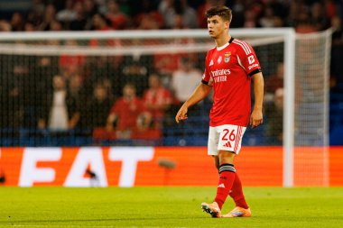Samuel Dahl seen during Champions League league phase game between Chelsea FC and  SL Benfica (Maciej Rogowski/ Ball Raw Images)