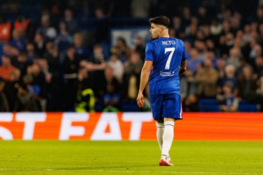 Pedro Neto seen during Champions League league phase game between Chelsea FC and  SL Benfica (Maciej Rogowski/ Ball Raw Images)