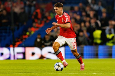 Georgiy Sudakov seen during Champions League league phase game between Chelsea FC and  SL Benfica (Maciej Rogowski/ Ball Raw Images)