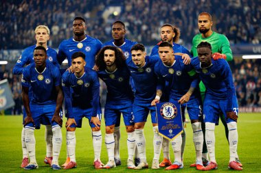 Team of Chelsea seen during Champions League league phase game between Chelsea FC and  SL Benfica (Maciej Rogowski/ Ball Raw Images)