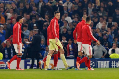 Anatoliy Trubin seen during Champions League league phase game between Chelsea FC and  SL Benfica (Maciej Rogowski/ Ball Raw Images)