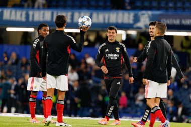 Henrique Araujo (c) seen during Champions League league phase game between Chelsea FC and  SL Benfica (Maciej Rogowski/ Ball Raw Images)