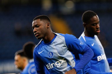 Moises Caicedo seen during Champions League league phase game between Chelsea FC and  SL Benfica (Maciej Rogowski/ Ball Raw Images)