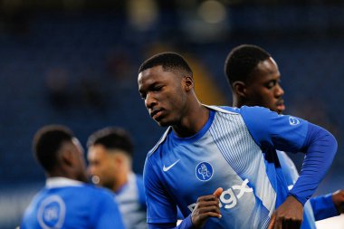Moises Caicedo seen during Champions League league phase game between Chelsea FC and  SL Benfica (Maciej Rogowski/ Ball Raw Images)