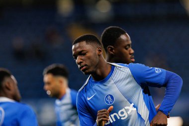 Moises Caicedo seen during Champions League league phase game between Chelsea FC and  SL Benfica (Maciej Rogowski/ Ball Raw Images)