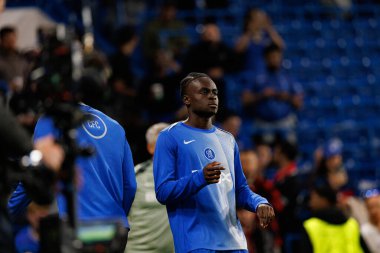Tyrique George seen during Champions League league phase game between Chelsea FC and  SL Benfica (Maciej Rogowski/ Ball Raw Images)