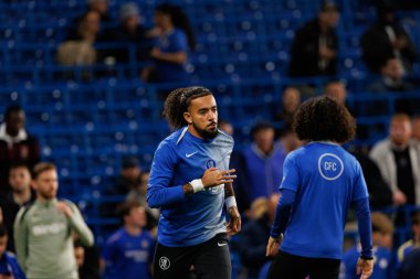 Malo Gusto seen during Champions League league phase game between Chelsea FC and  SL Benfica (Maciej Rogowski/ Ball Raw Images)