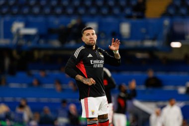 Nicolas Otamendi seen during Champions League league phase game between Chelsea FC and  SL Benfica (Maciej Rogowski/ Ball Raw Images)