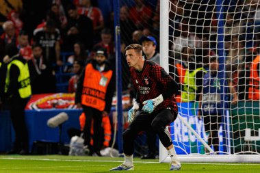 Anatoliy Trubin seen during Champions League league phase game between Chelsea FC and  SL Benfica (Maciej Rogowski/ Ball Raw Images)
