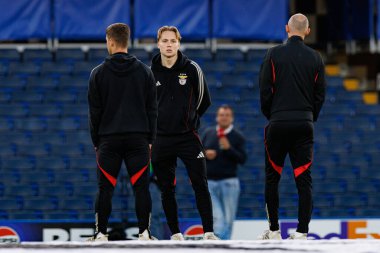 Andreas Schjelderup seen during Champions League league phase game between Chelsea FC and  SL Benfica (Maciej Rogowski/ Ball Raw Images)
