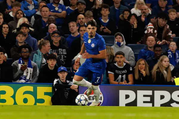 Pedro Neto seen during Champions League league phase game between Chelsea FC and  SL Benfica (Maciej Rogowski/ Ball Raw Images)