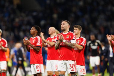 Nicolas Otamendi seen during Liga Portugal game between teams of FC Porto and SL Benfica at Estadio do Dragao (Maciej Rogowski/Ball Raw Images)