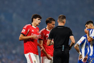 Antonio Silva and Miguel Nogueira seen during Liga Portugal game between teams of FC Porto and SL Benfica at Estadio do Dragao (Maciej Rogowski/Ball Raw Images)
