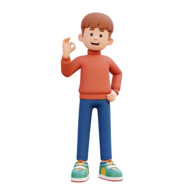 El sallayan çocuğun 3 boyutlu görüntüsü.