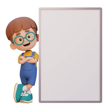 Beyaz tahta çocukla çocuk