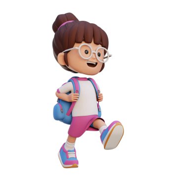 Hoparlörlü küçük kız