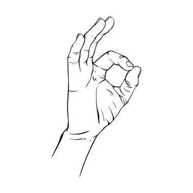 El çizimi çizimi çizim vektör çizimi sanatı