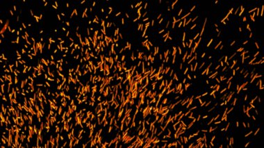 Yüzen közler arka planda şeffaf PNG kıvılcımları oluşturur. Resimleri kaplamak için matlık veya ekran kipi kullanımı.