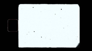 Boş ya da boş süper 8 film tozu ve çizikler. Kaplama için matlık veya ekran kipi kullanımı