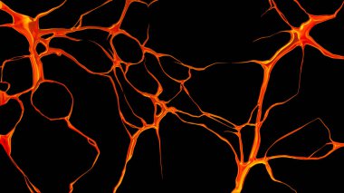 Taş ve lav tasviri. Soyut alev sıvı krom metal etkisi. Doku arka planı. Yüksek çözünürlük