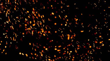 Yüzen közler arka planda şeffaf PNG kıvılcımları oluşturur. Resimleri kaplamak için matlık veya ekran kipi kullanımı.