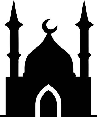 İslami sanat tasarımı çizim silüeti