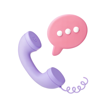 '3D Mor Telefon ve Pembe Konuşma Kabarcığı Temsili İletişim' başlıklı bu resim içerikle ilgili içerik içeriyor