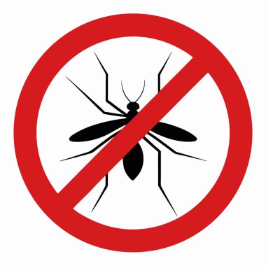 Sivrisinek işareti. vektör illüstrasyonu