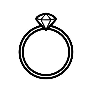 elmas mücevher izole edilmiş simgesi