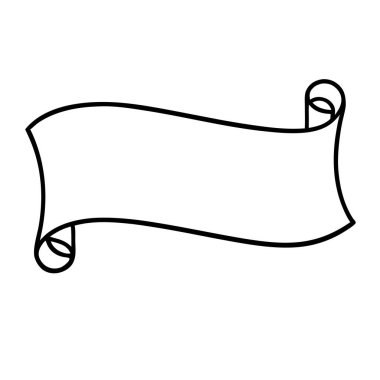 El çizimi karalama ikonu, aşkın sembolü, işaret, pankart, kart, etiket, rozet, kurdele. karalama biçimi, çizgi vektör tasarımı