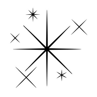 Beyaz arkaplanda kar tanesi simgesi