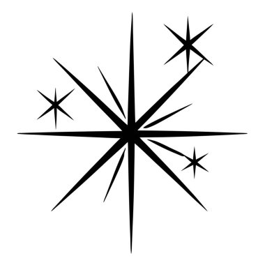 Kar Tanesi ikonu, vektör çizimi. Noel ve yeni yıl tasarımı. beyaz arkaplanda izole edilmiş