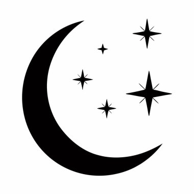 Yıldız simgesi ile moon