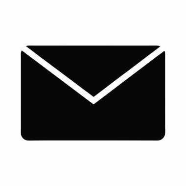 zarf e- posta simgesi vektör illüstrasyonu