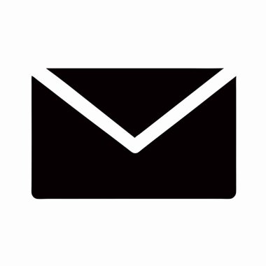 posta vektör düz simgesi