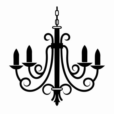 Avize. Web simgesi basit illüstrasyon