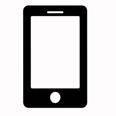 akıllı telefon simgesi vektör illüstrasyonu