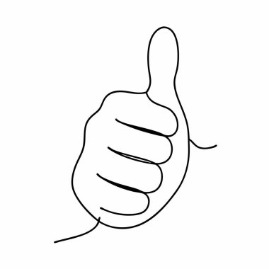 münferit el çizimi başparmak yukarı işareti