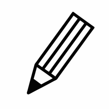 Kalem simgesi vektör illüstrasyon tasarımı