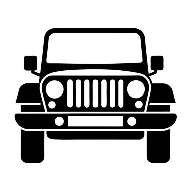 araba simgesi vektör illüstrasyonu