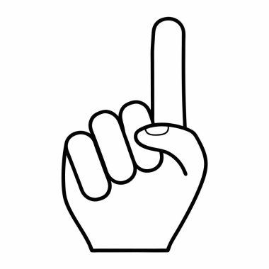 parmak hareketi el simgesi, özet biçimi